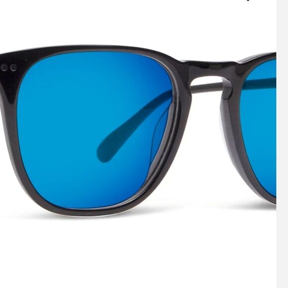 Diff Eyewear Maxwell Black/Blue Mirror Sunglasses - Picture 4 of 10